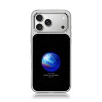 Music of the Spheres blue star iPhone 17 Pro Max Electroplated Silver Case1