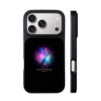 Music of the Spheres galaxy nebula iPhone 17 Pro Max Black Case