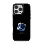 Music of the Spheres space cube art iPhone 16 Pro Max Black Case