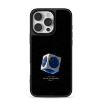 Music of the Spheres space cube art iPhone 16 Pro Max Black Case