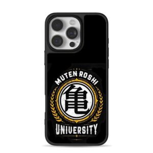 Muten Roshi University Kame badge iPhone 16 Pro Max Black Case