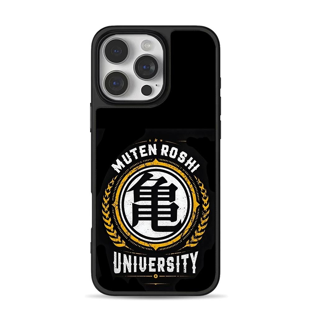Muten Roshi University Kame badge iPhone 16 Pro Max Black Case Muten Roshi University Kame badge iPhone 16 Pro Max Black Case