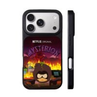 Mysterion South Park Netflix fire iPhone 17 Pro Max Black Case