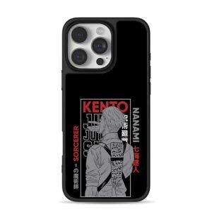 Nanami Kento Jujutsu Kaisen art iPhone 16 Pro Max Black Case