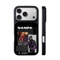 Nanpa Basico poster with his photos iPhone 17 Pro Max Black Case