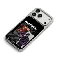 Nanpa Basico poster with his photos iPhone 17 Pro Max Electroplated Silver Case2