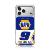 NAPA 9 Chase Elliott NASCAR iPhone 17 Pro Max Electroplated Silver Case1