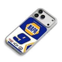 NAPA 9 Chase Elliott NASCAR iPhone 17 Pro Max Electroplated Silver Case2