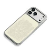 Naruto Akatsuki members line art iPhone 17 Pro Max Electroplated Silver Case2