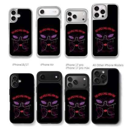 Naruto Akatsuki Pain Rinnegan Chris Brown Phone Case Black Electroplated Silver For Iphone 11 To 17