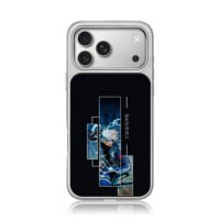 Naruto Kakashi Chidori Susanoo art iPhone 17 Pro Max Electroplated Silver Case1