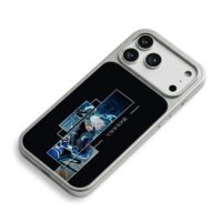 Naruto Kakashi Chidori Susanoo art iPhone 17 Pro Max Electroplated Silver Case2