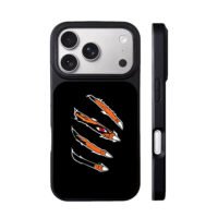 Naruto Kurama Claw Slash Red Eye iPhone 17 Pro Max Black Case