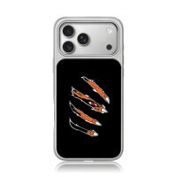 Naruto Kurama Claw Slash Red Eye iPhone 17 Pro Max Electroplated Silver Case1