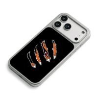 Naruto Kurama Claw Slash Red Eye iPhone 17 Pro Max Electroplated Silver Case2