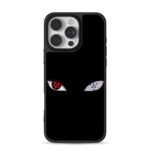 Naruto Mangekyo Sharingan Rinnegan iPhone 16 Pro Max Black Case