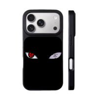 Naruto Mangekyo Sharingan Rinnegan iPhone 17 Pro Max Black Case