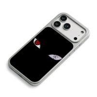 Naruto Mangekyo Sharingan Rinnegan iPhone 17 Pro Max Electroplated Silver Case2