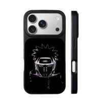 Naruto Pain anime head portrait iPhone 17 Pro Max Black Case