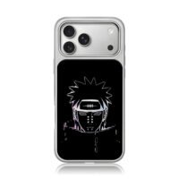 Naruto Pain anime head portrait iPhone 17 Pro Max Electroplated Silver Case1