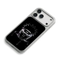 Naruto Pain anime head portrait iPhone 17 Pro Max Electroplated Silver Case2