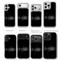 Naruto Pain Rinnegan closeup art Chris Brown Phone Case Black Electroplated Silver For Iphone 11 To 17