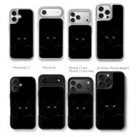 Naruto Pain Rinnegan dark eyes art Chris Brown Phone Case Black Electroplated Silver For Iphone 11 To 17