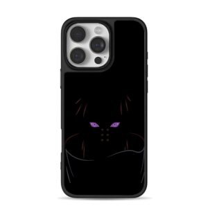 Naruto Pain Rinnegan dark eyes art iPhone 16 Pro Max Black Case