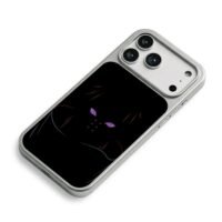 Naruto Pain Rinnegan dark eyes art iPhone 17 Pro Max Electroplated Silver Case2