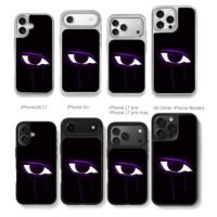 Naruto Rinnegan purple dripping eye Chris Brown Phone Case Black Electroplated Silver For Iphone 11 To 17