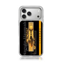 Naruto Uzumaki Sage Mode anime art iPhone 17 Pro Max Electroplated Silver Case1