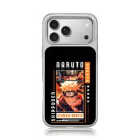 Naruto Uzumaki Shippuden anime art iPhone 17 Pro Max Electroplated Silver Case1