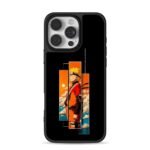 Naruto Uzumaki sunset sky panel art iPhone 16 Pro Max Black Case