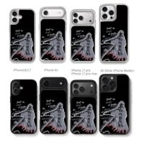 Naruto Yondaime Hokage Minato quote Chris Brown Phone Case Black Electroplated Silver For Iphone 11 To 17