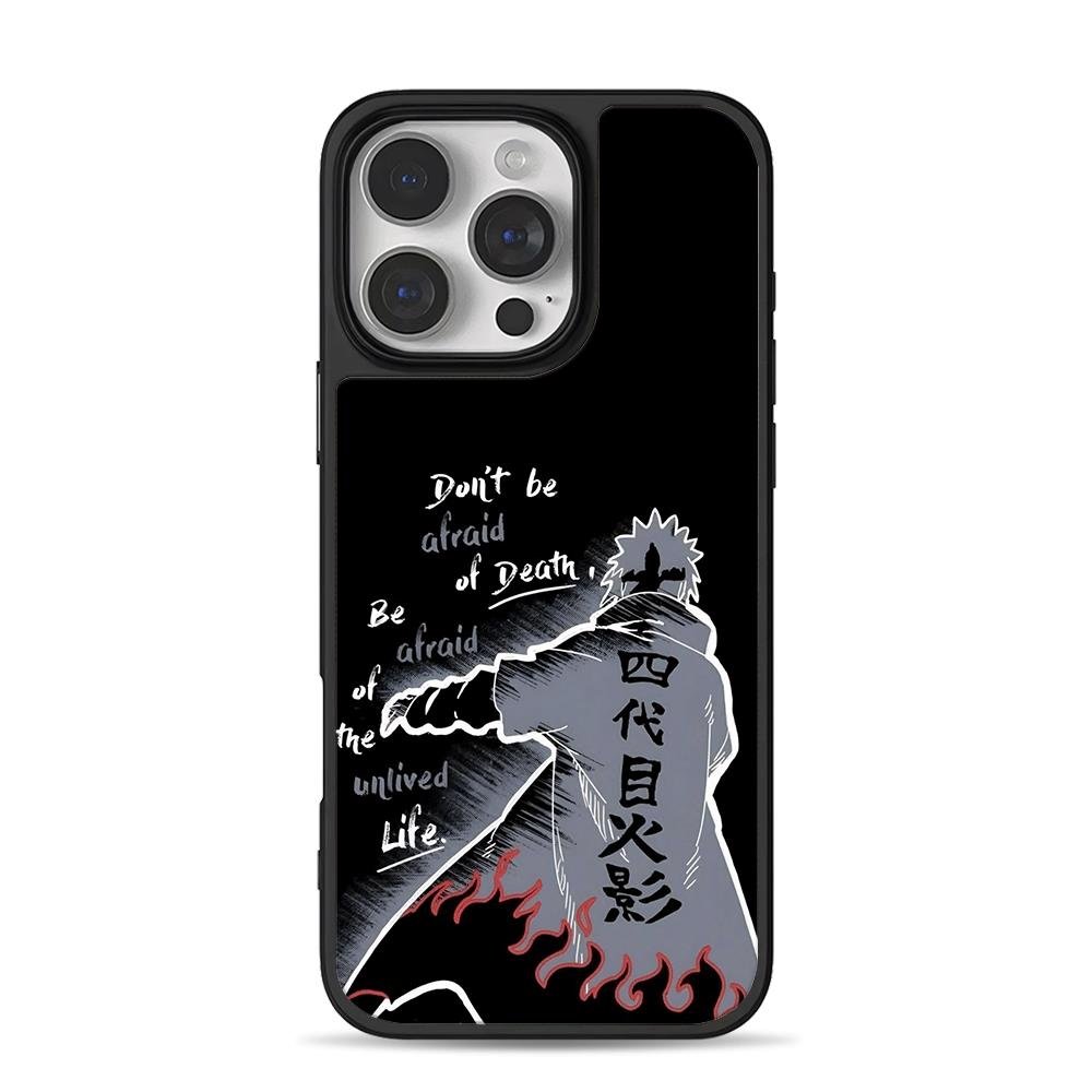 Naruto Yondaime Hokage Minato quote iPhone 16 Pro Max Black Case Naruto Yondaime Hokage Minato quote iPhone 16 Pro Max Black Case