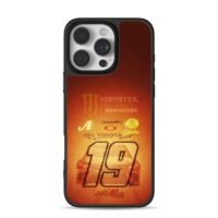NASCAR 19 Joe Gibbs Racing race art iPhone 16 Pro Max Black Case