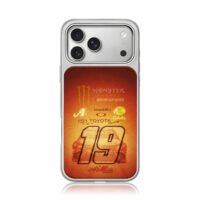 NASCAR 19 Joe Gibbs Racing race art iPhone 17 Pro Max Electroplated Silver Case1