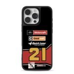 NASCAR 21 Ford Motorcraft race Phone Case for iPhone 11-17 & Samsung Galaxy S24-S26