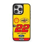 NASCAR 22 Logano Shell Pennzoil Ford iPhone 16 Pro Max Black Case