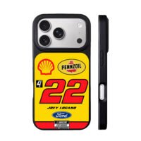 NASCAR 22 Logano Shell Pennzoil Ford iPhone 17 Pro Max Black Case
