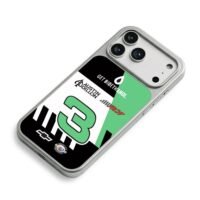 NASCAR 3 Austin Dillon RCR livery iPhone 17 Pro Max Electroplated Silver Case2
