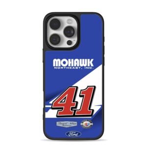 NASCAR 41 Ford Mohawk Racing iPhone 16 Pro Max Black Case
