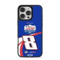 Nascar 8 Rowdy Lucas Oil RCR Chevy iPhone 16 Pro Max Black Case