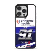NASCAR 91 Chevy enhance health Phone Case for iPhone 11-17 & Samsung Galaxy S24-S26