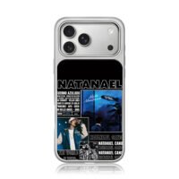 Natanael Cano concert airship iPhone 17 Pro Max Electroplated Silver Case1