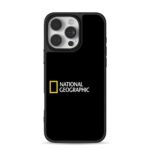 National Geographic logo on black iPhone 16 Pro Max Black Case