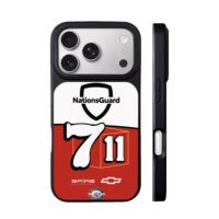 NationsGuard 7 11 NASCAR 75th Chevy iPhone 17 Pro Max Black Case