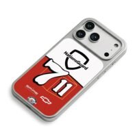 NationsGuard 7 11 NASCAR 75th Chevy iPhone 17 Pro Max Electroplated Silver Case2