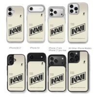 NAVI CSGO kill stats soldier print Chris Brown Phone Case Black Electroplated Silver For Iphone 11 To 17