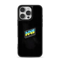 NAVI Natus Vincere Ukraine logo iPhone 16 Pro Max Black Case